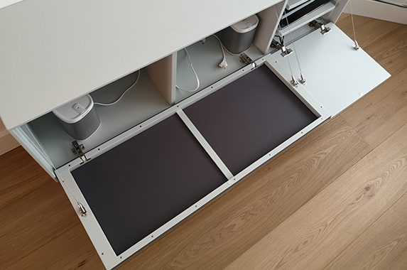 tv meubel luidsprekerdoek