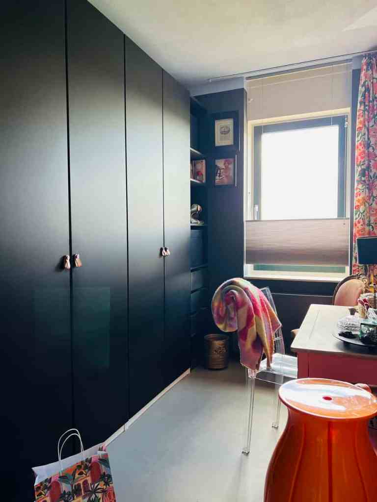 ikea pax hoekkast zwart