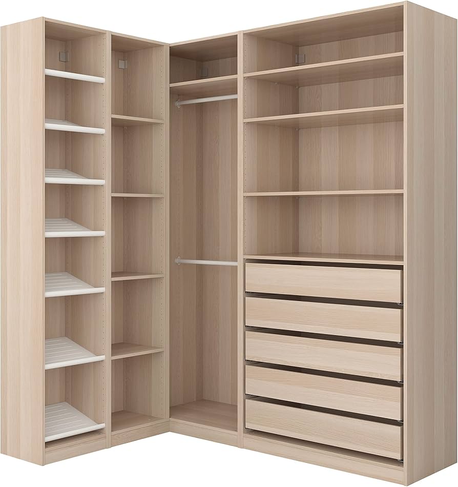 ikea pax hoekkast zwart