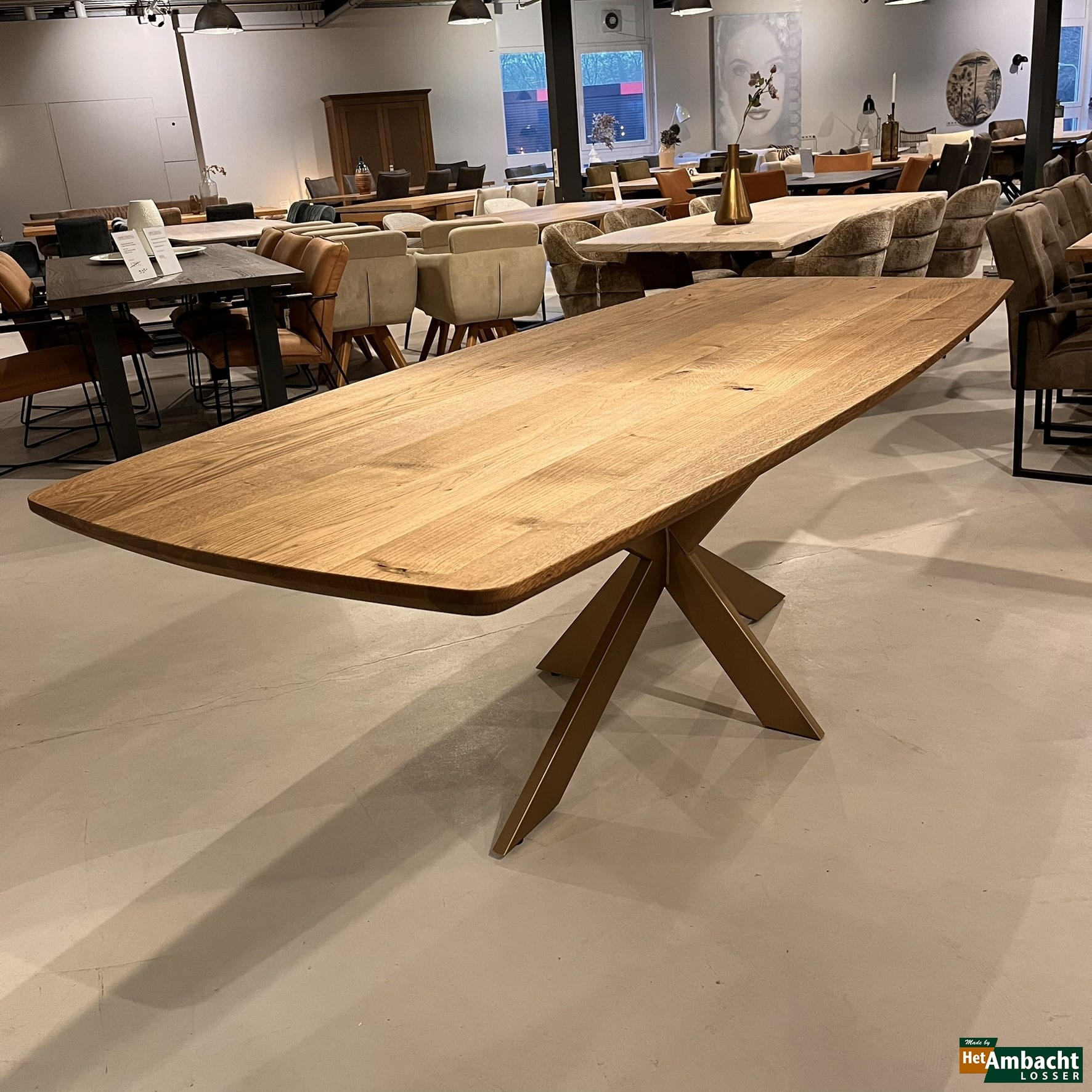 ovale eettafel op maat